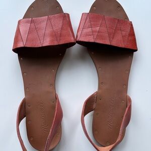 Madewell Brown Studded Slide Sandals